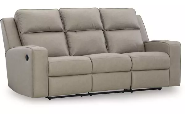 rec sofa w/drop down table by ashley