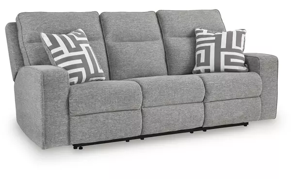 pwr rec sofa with adj headrest by ashley