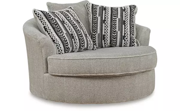 oversized swivel accent chair by ashley