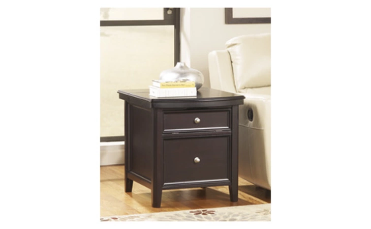 T771-17 Carlyle - Almost Black MEDIA END TABLE