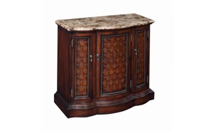 14116  MARBLE TOP CONSOLE CHEST