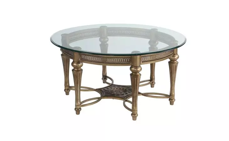 37504B  ROUND END TABLE BASE 375 - GALLOWAY