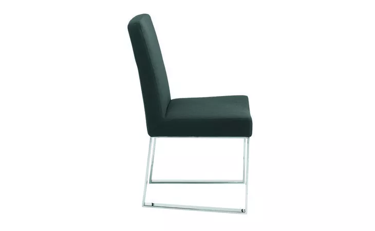 48825  ZEUS DINING CHAIR - CHARCOAL FABRIC PG.