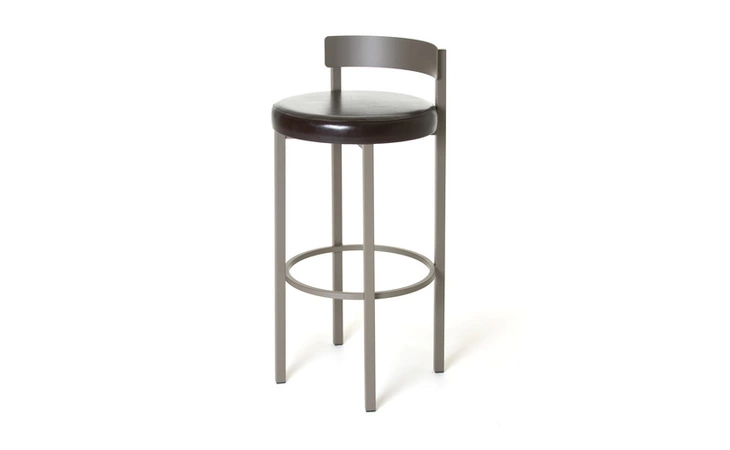 40468-26D Zoe NON SWIVEL STOOL COUNTER HEIGHT ZOE DISTRESSED SOLID WOOD SEAT AND METAL BACKREST