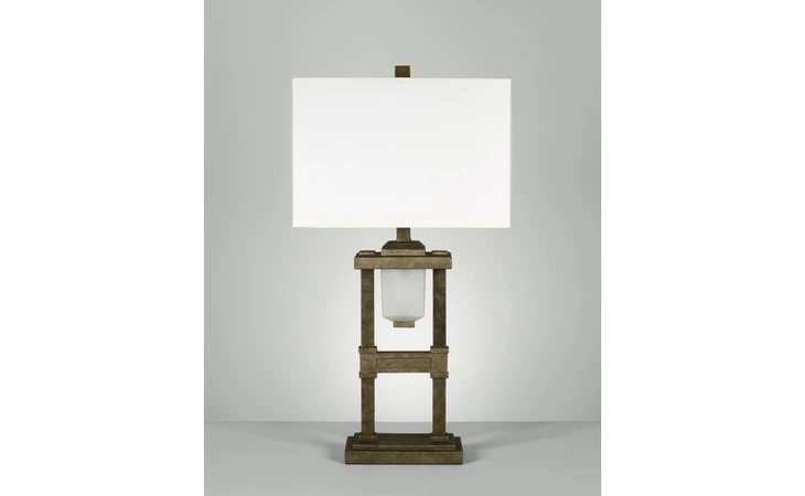 L532944  POLY TABLE LAMP (2 CN)-LAMPS-OMANA