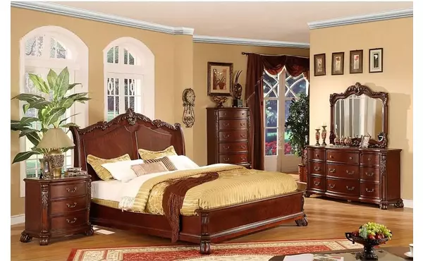 queen panel headboard cherry by lifestyle
