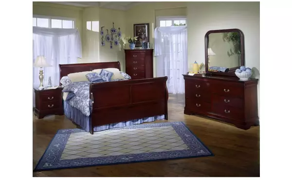 king sleigh headboard & footboard by lifestyle