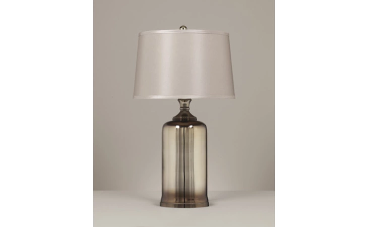 L434674  GLASS TABLE LAMP (2 CN)-LAMPS-QUENTERIA