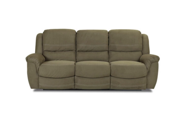 LAZARUS US RST Leather RECLINING SOFA WITH TABLE