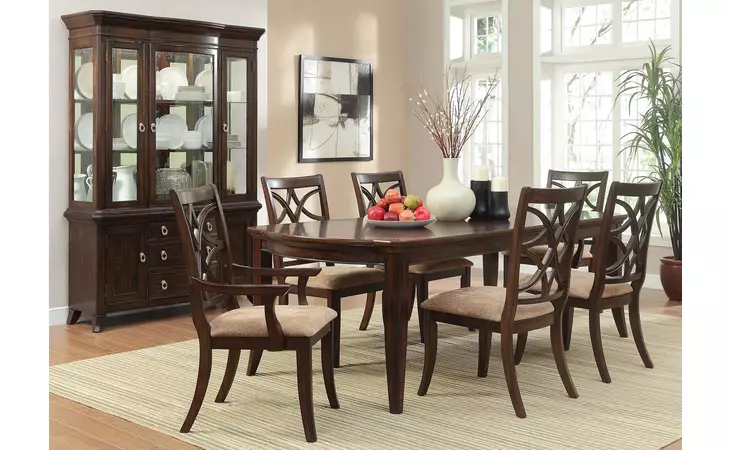 2546-96  DINING TABLE WITH 2 EXTENSIONS