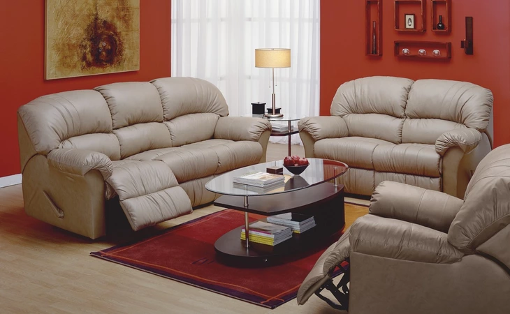 4107251 Leather RECLINING SOFA GRADE 2000 PRICE ALL LEATHER 2150 2200 2250