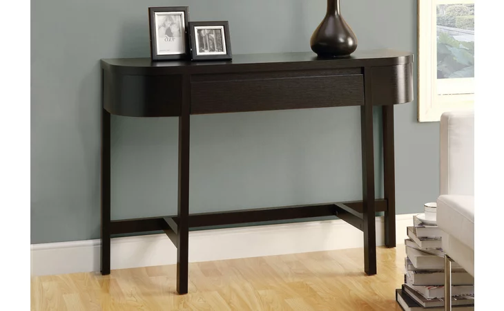 I2546  ACCENT TABLE - 48 L - CAPPUCCINO WITH A STORAGE DRAWER
