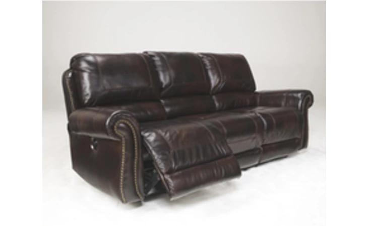 2100088 Leather D RECLINING SOFA