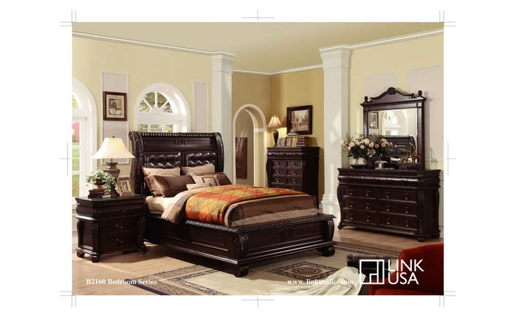 B2160-600/660H  KING HEADBOARD