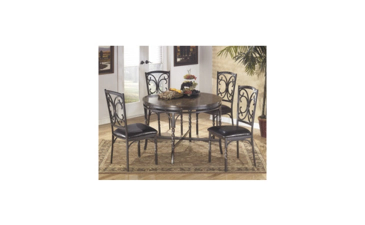 D265-15 BRINDLETON ROUND DINING ROOM TABLE