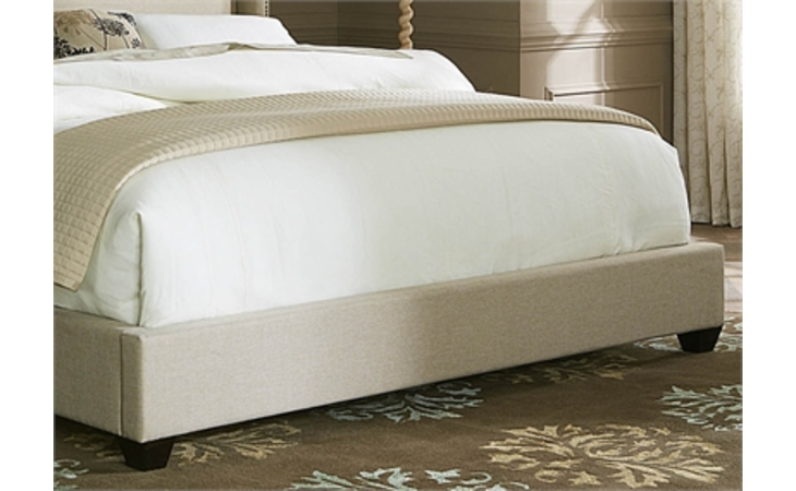 100-BR24F Upholstered Beds KING FOOTBOARD, RAILS & SLATS