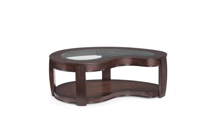 T1890-62  SHAPED COFFEE TABLE T1890 - ORMOND