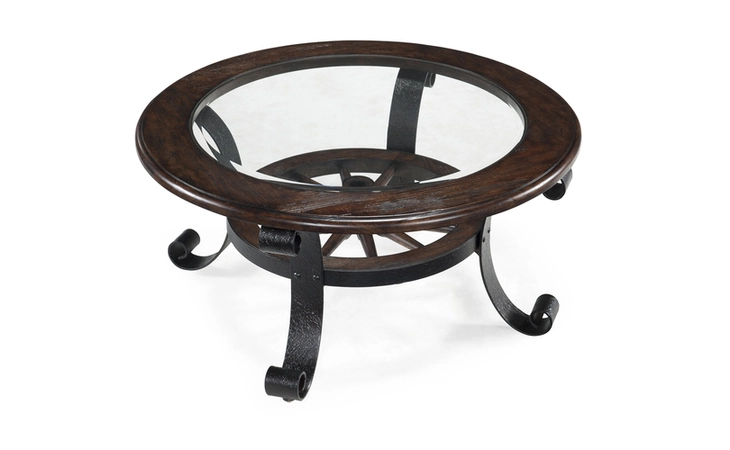 T2198-45  ROUND COFFEE TABLE T2198 - WINTHROP