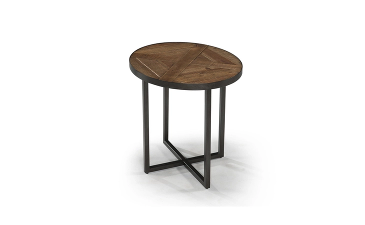 T2303-07  OVAL END TABLE