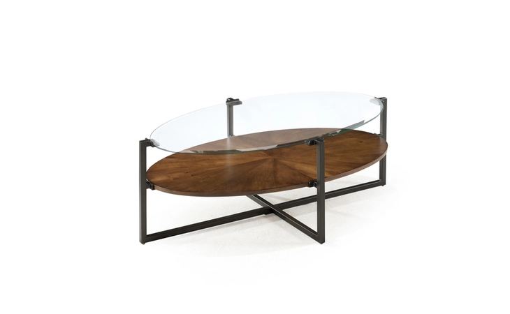 T2310-47  OVAL COFFEE TABLE T2310 - PERSPECTIVE