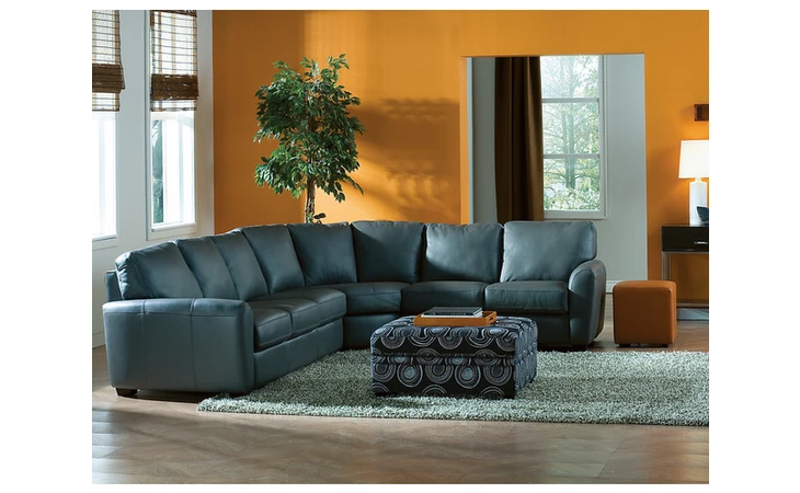 7788108 Leather CONNECTICUT RHF LOVESEAT