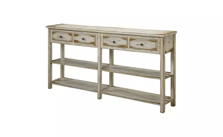 32062  FOUR DRAWER CONSOLE TABLE