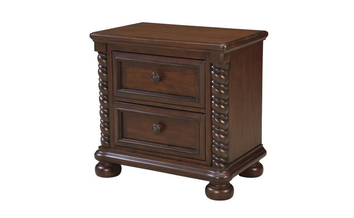 B667-92 BRENNVILLE TWO DRAWER NIGHT STAND
