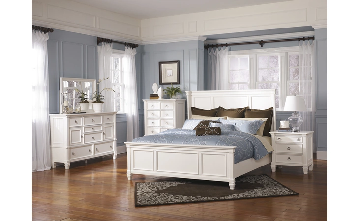 Prentice BEDROOM MIRROR ASHLEY White B672-36