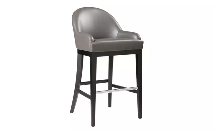90438  HAVEN BARSTOOL - GREY LEATHER