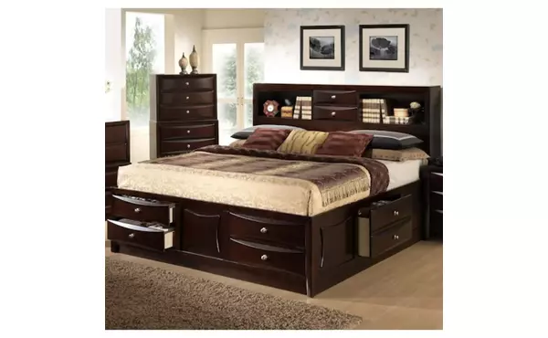 queen storage hdbd&ftbd w slats black by lifestyle