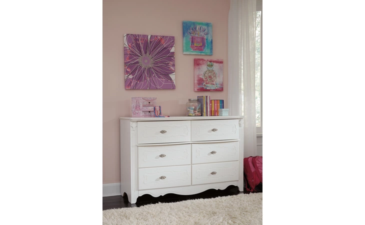 SIX DRAWER DRESSER ASHLEY EXQUISITE Six Drawer Dresser B188-21