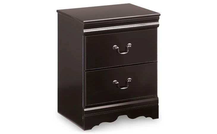 TWO DRAWER NIGHT STAND ASHLEY Huey Vineyard Black B128-92