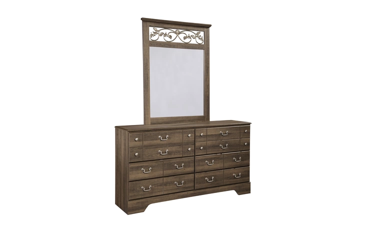 B216-36 Allymore - Brown BEDROOM MIRROR ALLYMORE BROWN