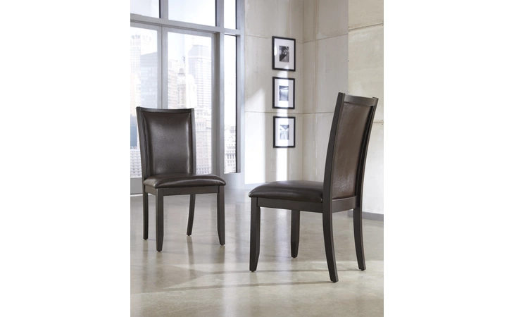 D550-02 TRISHELLE DINING UPH SIDE CHAIR (2 CN)