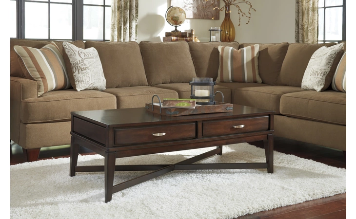 T801-1 DINELLI RECTANGULAR COFFEE TABLE