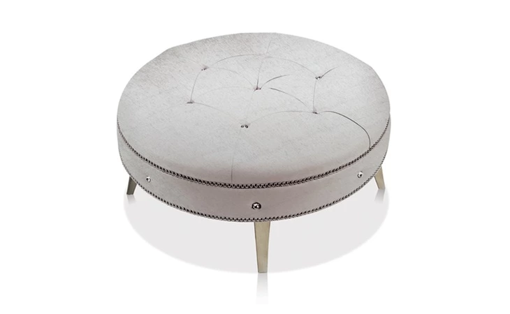 SKL31091  GLAMOUR TRANSITIONAL COFFEE TABLE OTTOMAN