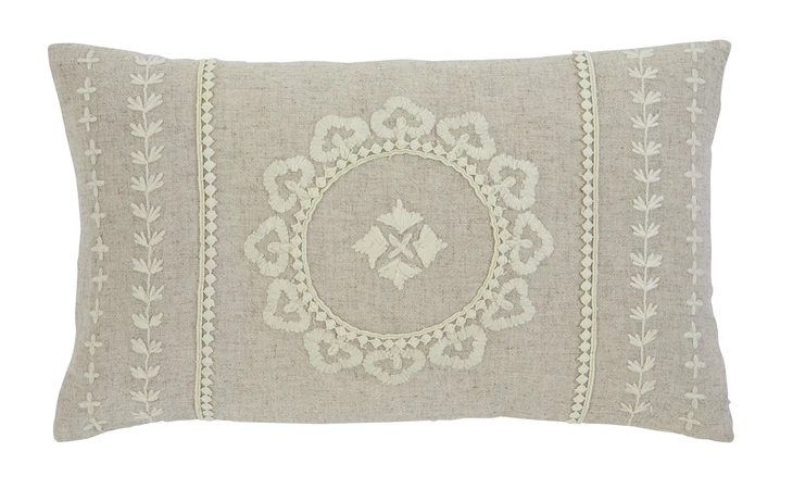 A1000286 EMBROIDERED PILLOW (4 CS) EMBROIDERED