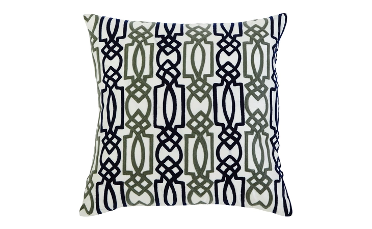 A1000294 EMBROIDERED PILLOW (4 CS) EMBROIDERED NAVY