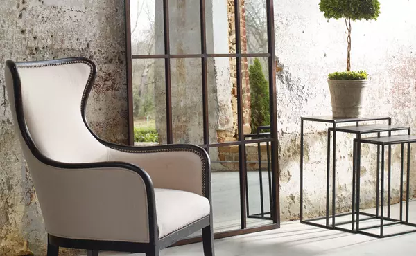 sandy wing chair by uttermost
