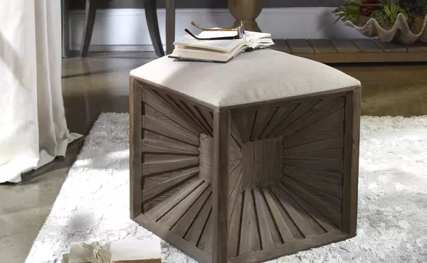 jia ottoman by uttermost