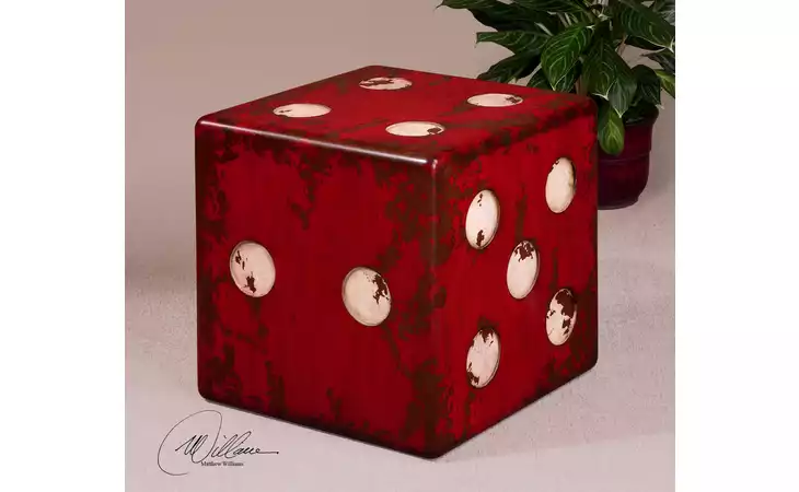 24168  DICE ACCENT TABLE
