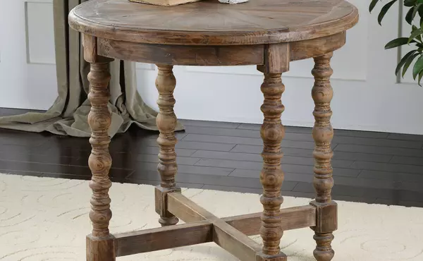 samuelle end table by uttermost