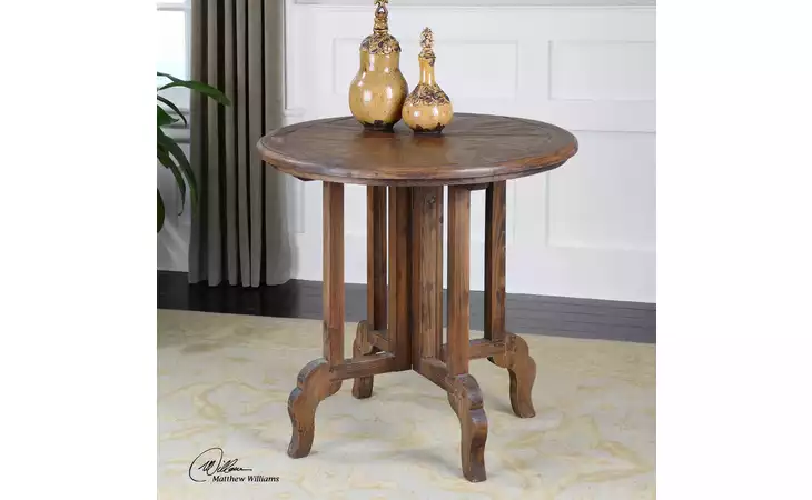 24372  IMBER ACCENT TABLE