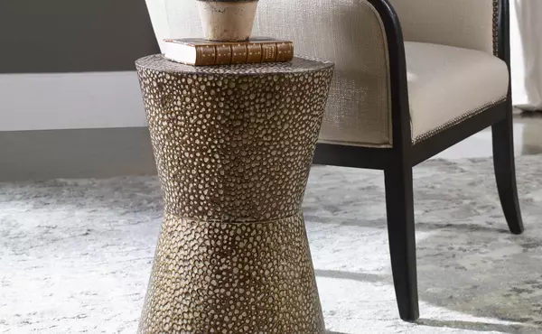 cutler accent table by uttermost