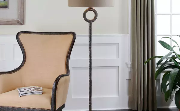 ferro floor lamp by uttermost