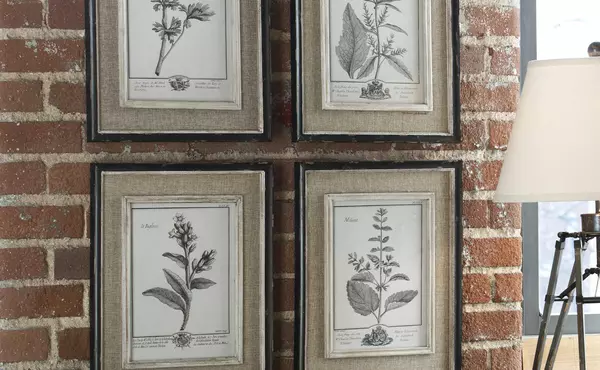 casual grey study framed prints, s-4 by uttermost
