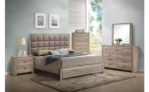 queen oak hdbd ftbd with slats by lifestyle