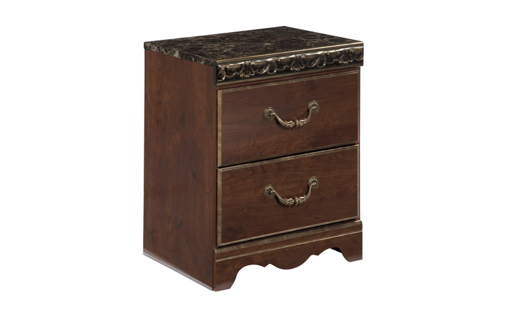 B164-92  TWO DRAWER NIGHT STAND NARALYN
