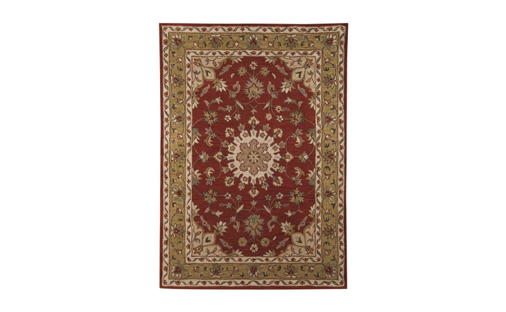 R400391  LARGE RUG MARONEY RED