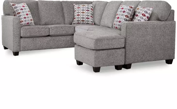 2541-22 2541 Sectional 2541-22 RHF SOFA WITH CHAISE (WITH FLOATING BASE) PILLOWS=2